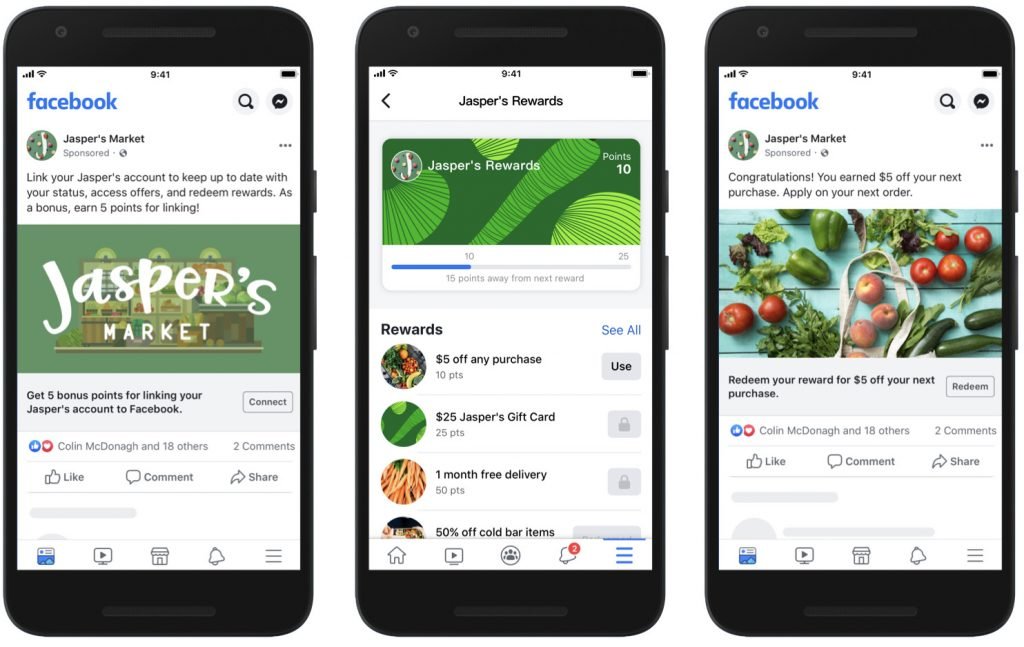 Loyaliteitsprogrammas met Facebook Shops